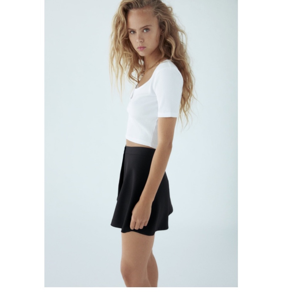 ZARA Mini skort high waisted
